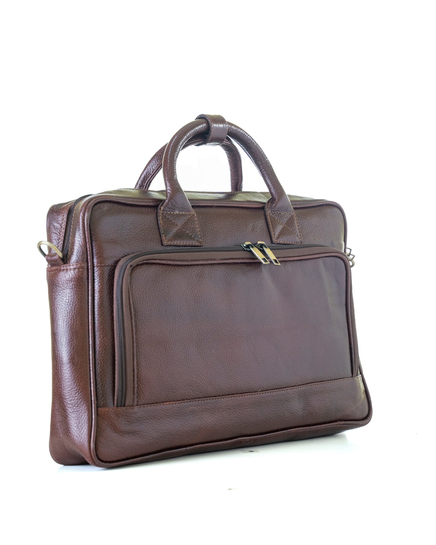 Green Hide Verve Leather Laptop Bag