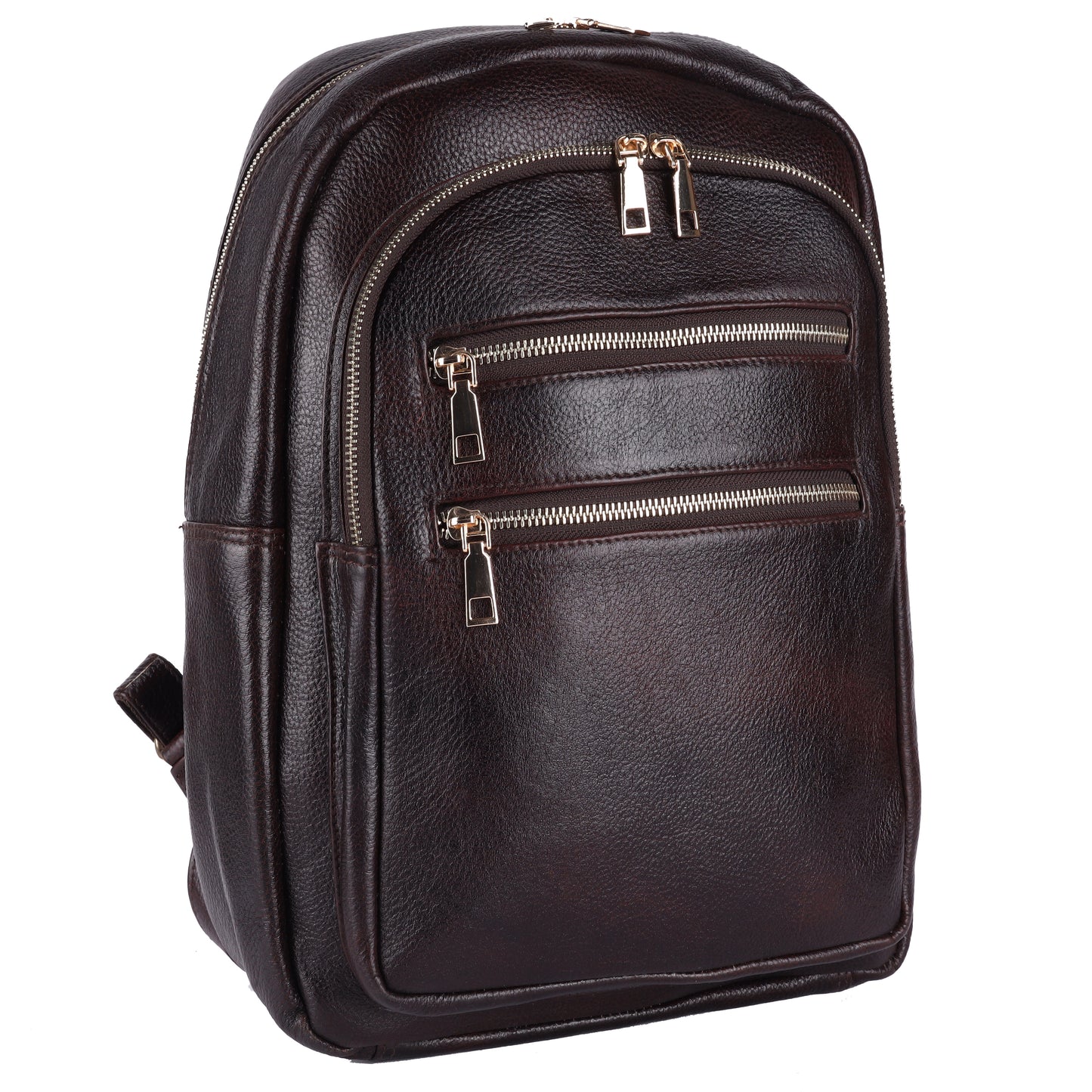 Green Hide Urban Edge Leather Backpack