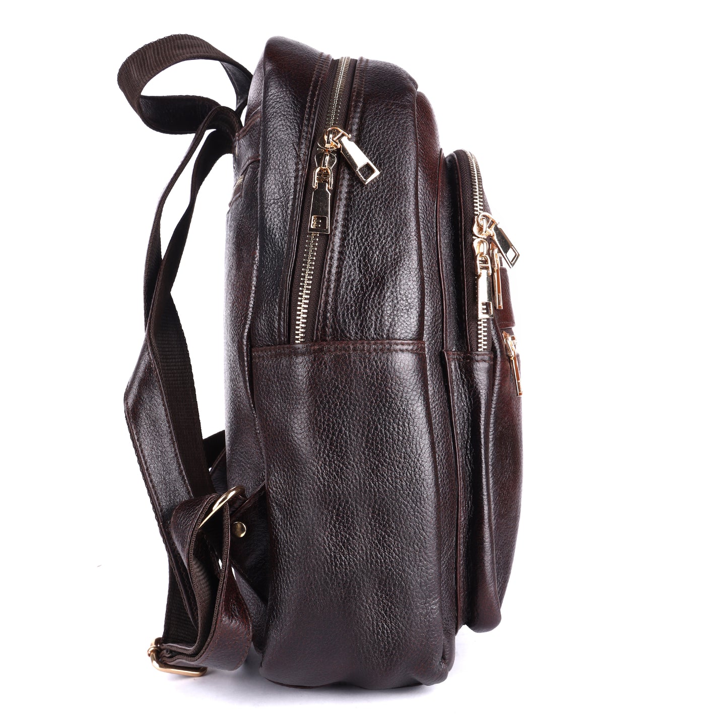 Green Hide Urban Edge Leather Backpack
