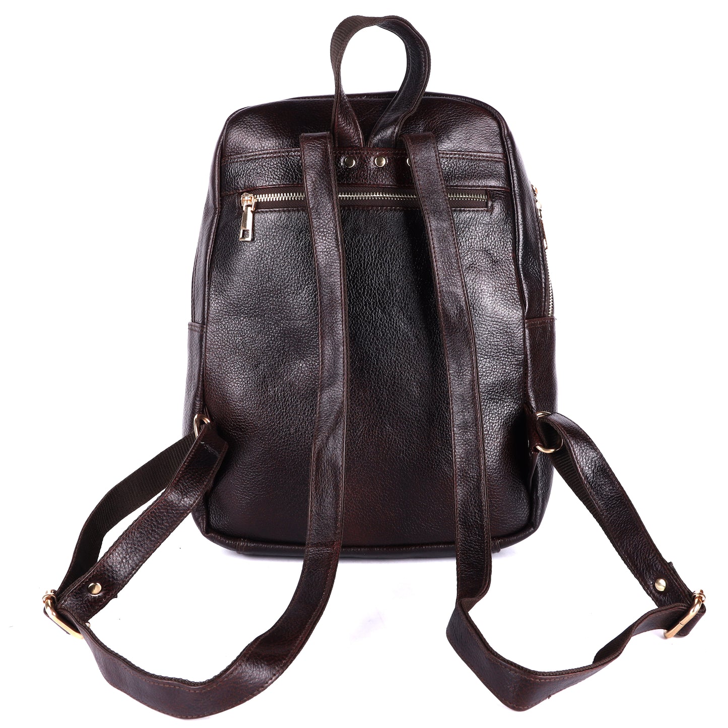 Green Hide Urban Edge Leather Backpack