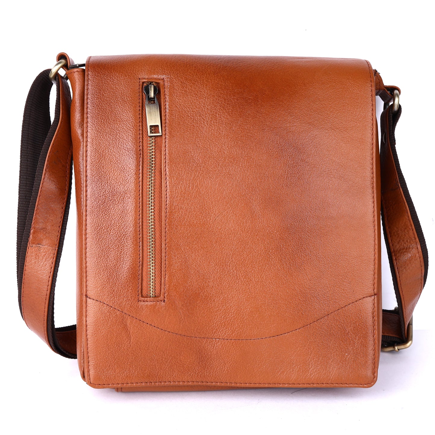 Green Hide Craft Leather Sling Bag
