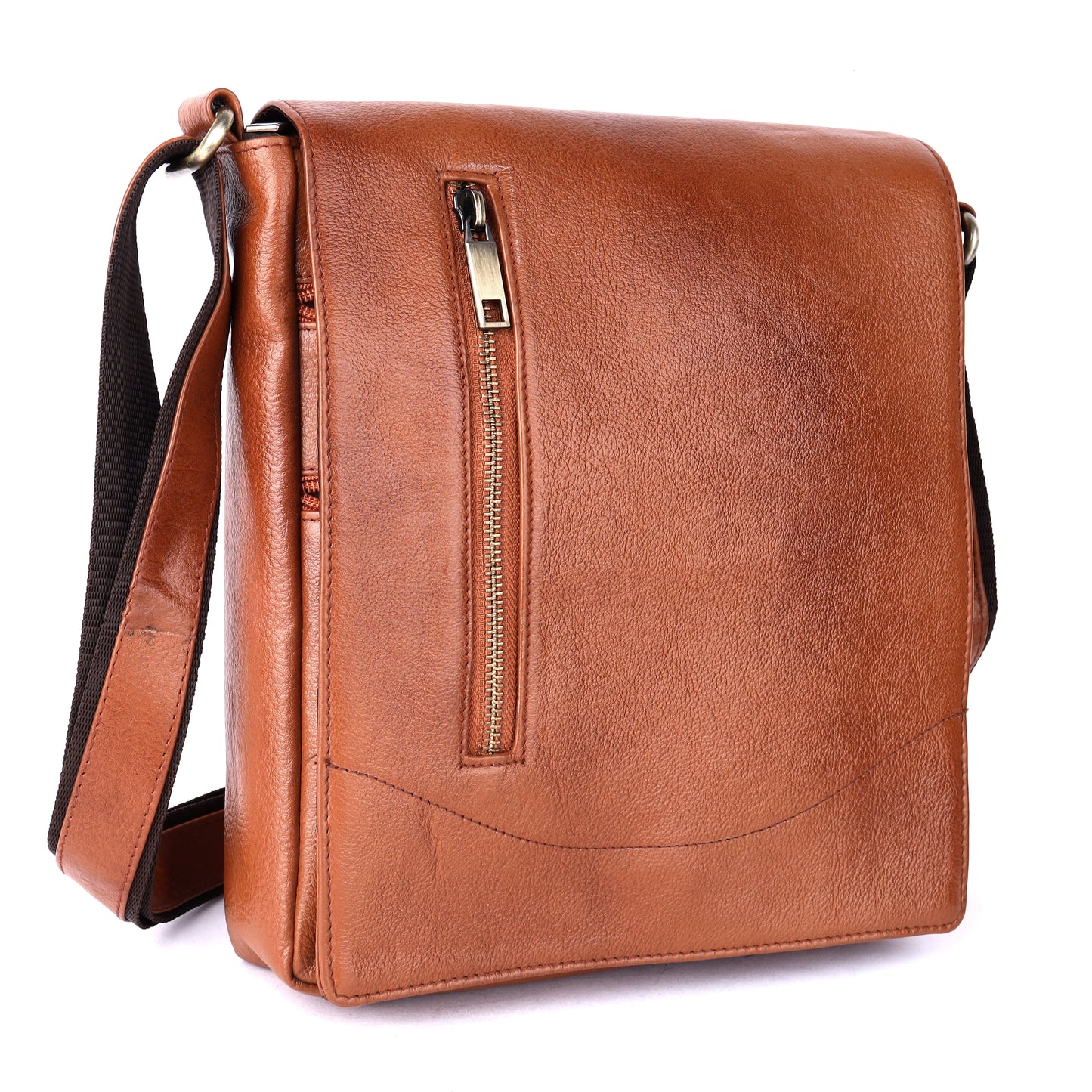 Green Hide Craft Leather Sling Bag