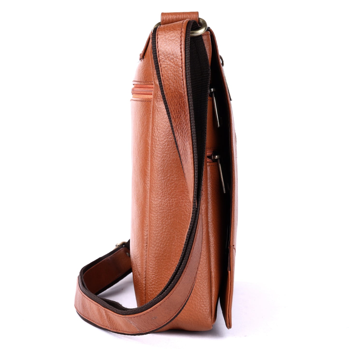 Green Hide Craft Leather Sling Bag