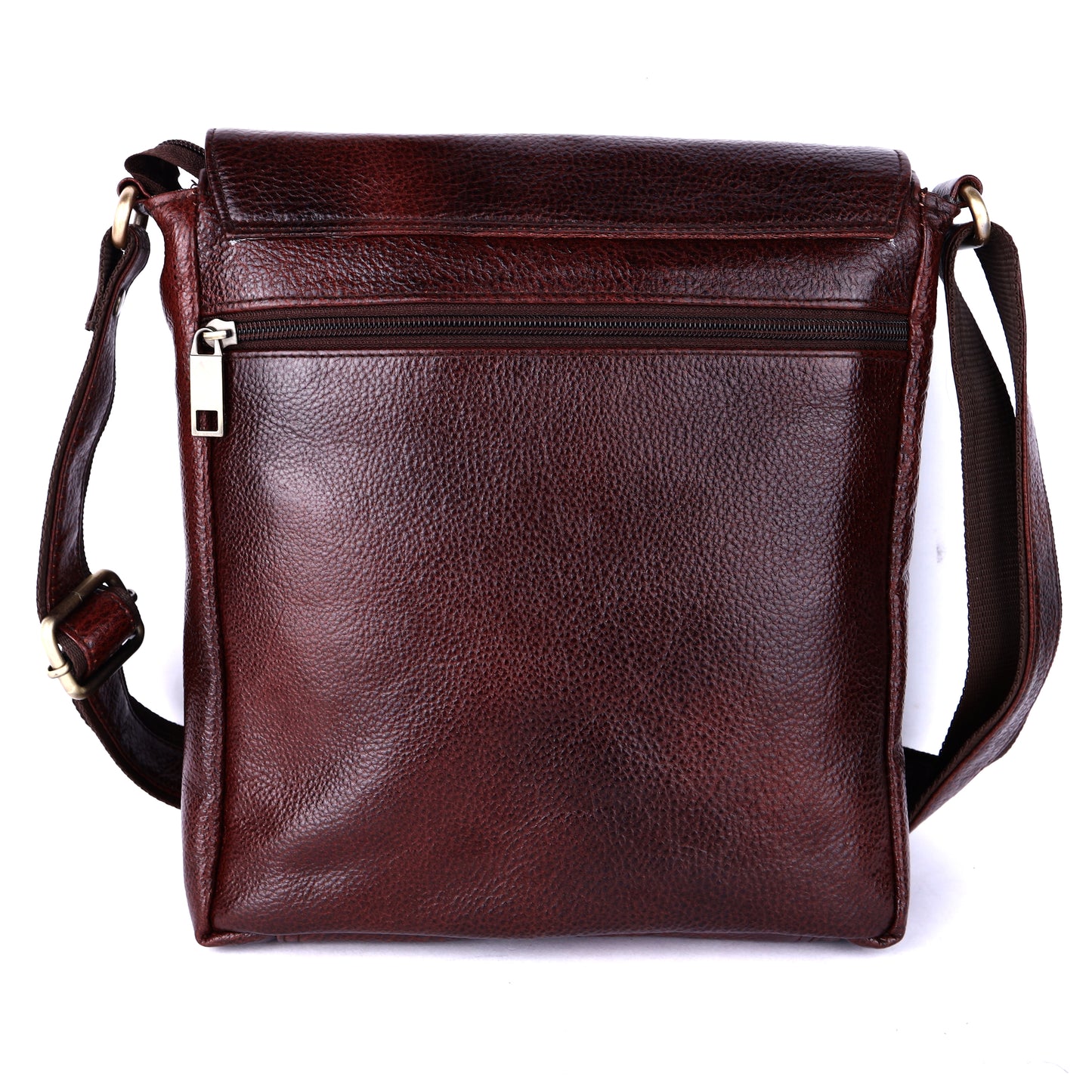 Green Hide Falcon Crest Leather Sling Bag
