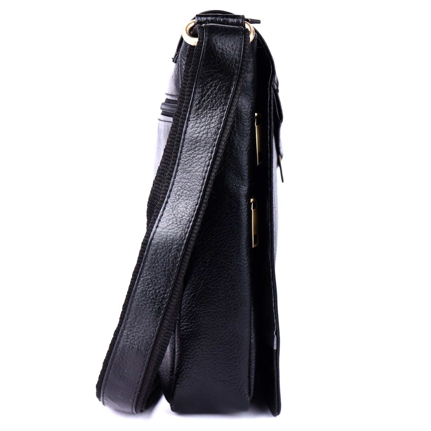 Green Hide Falcon Crest Leather Sling Bag