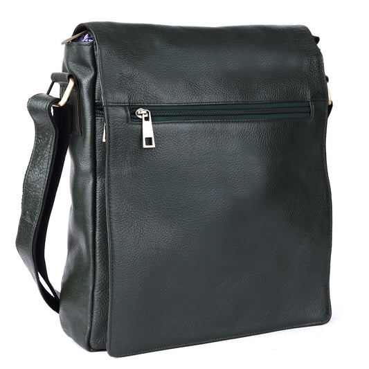 Green Hide Calista Leather Sling Bag