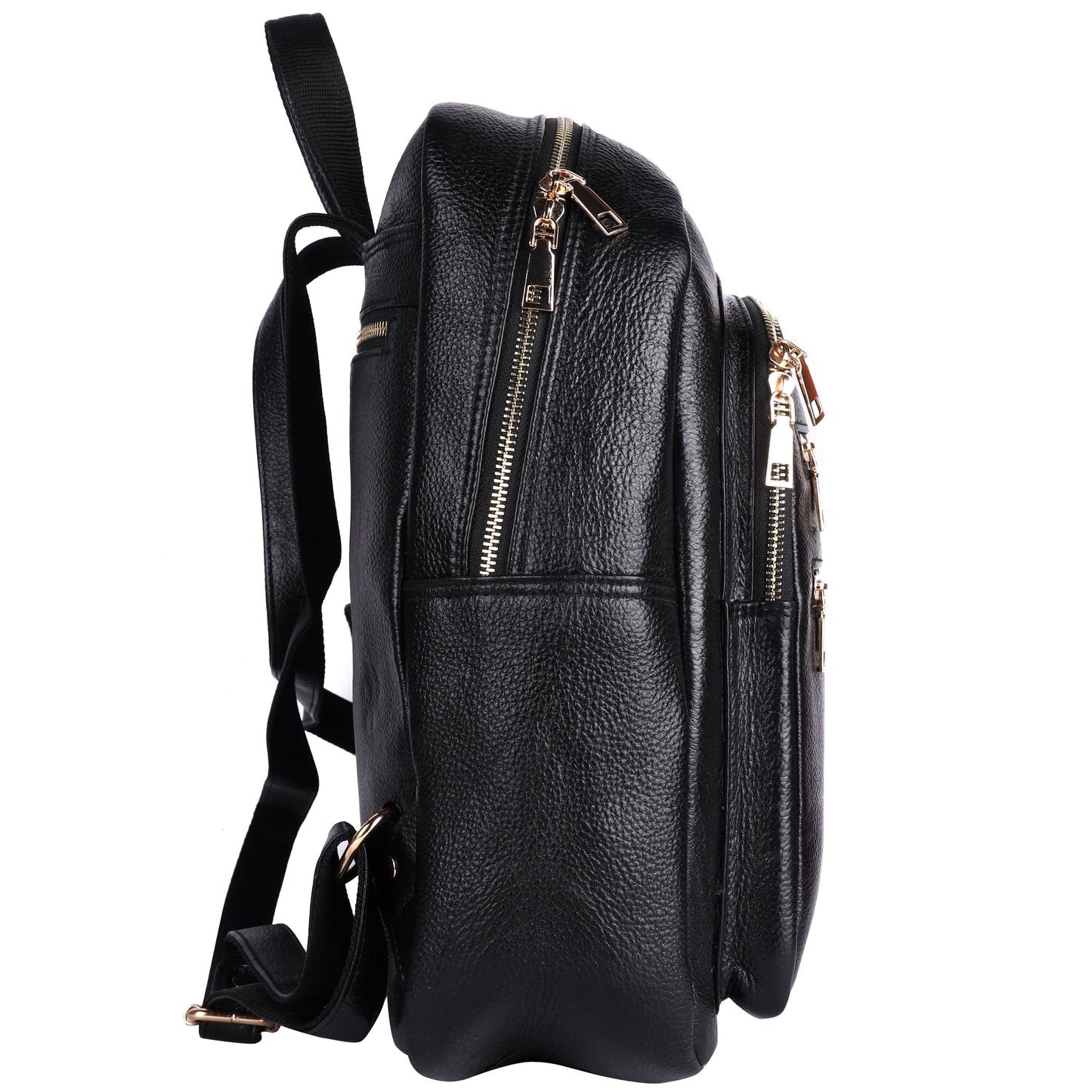 Green Hide Urban Edge Leather Backpack