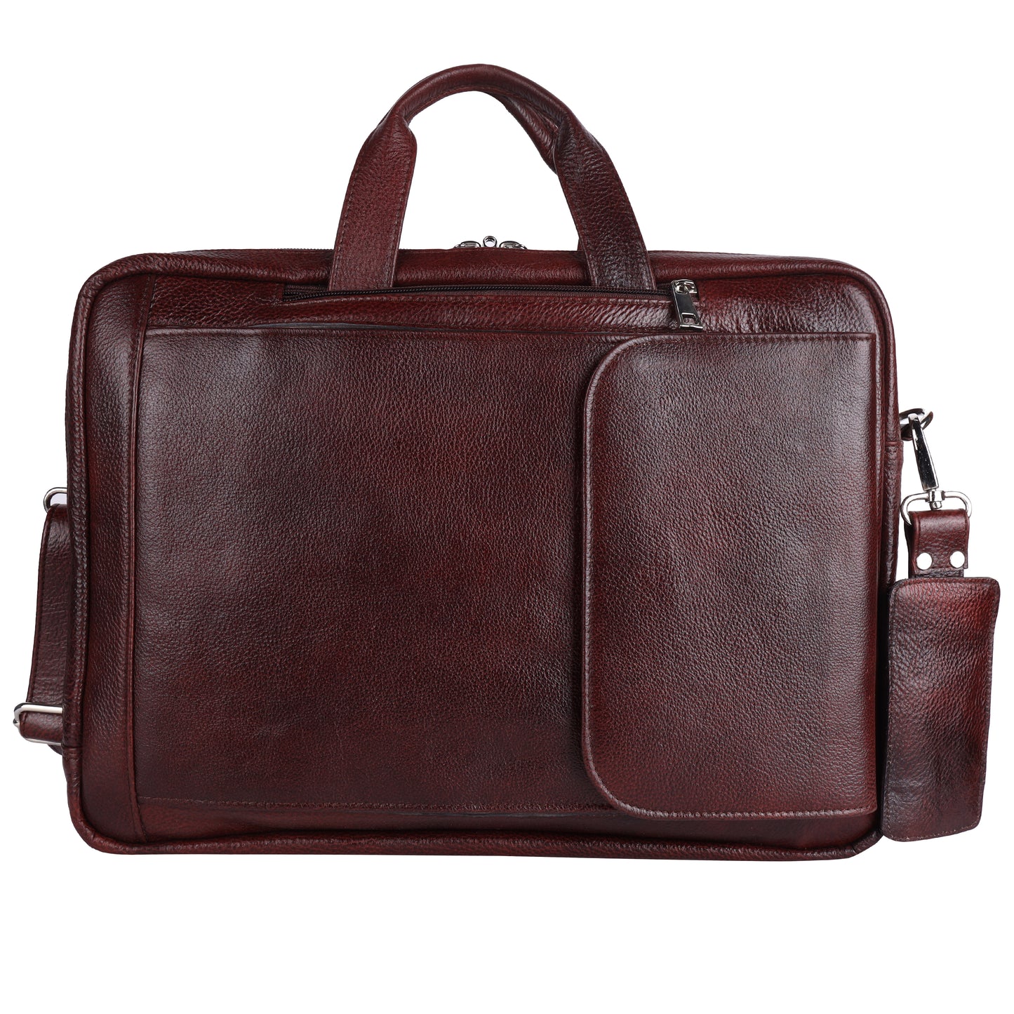 Green Hide Leather 3 in 1 Laptop Bag