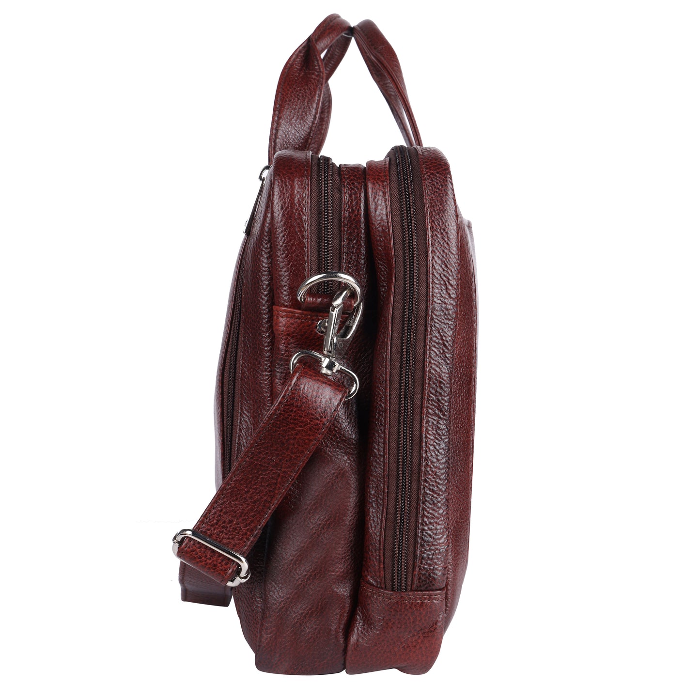 Green Hide Leather 3 in 1 Laptop Bag