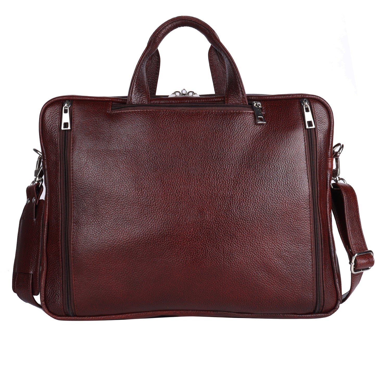 Green Hide Leather 3 in 1 Laptop Bag