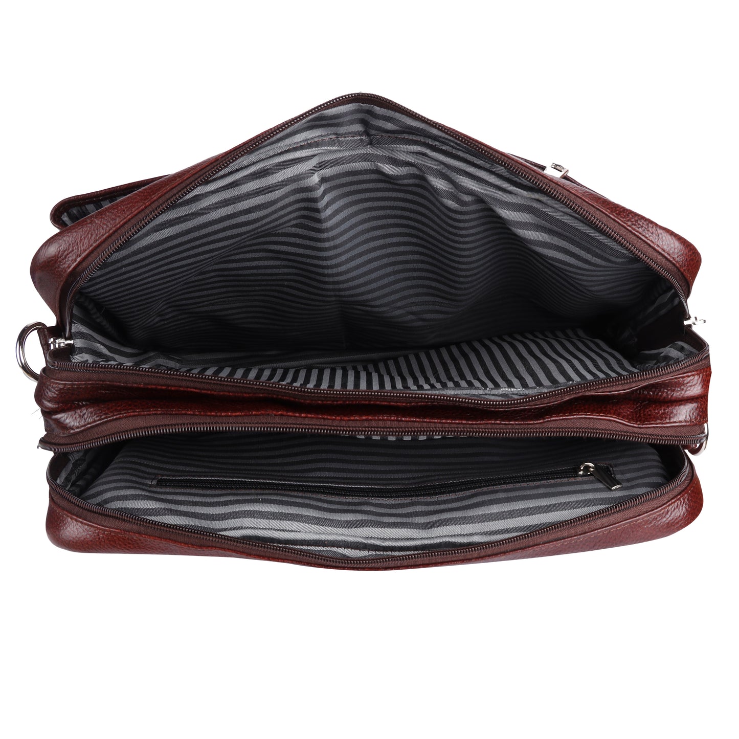 Green Hide Leather 3 in 1 Laptop Bag