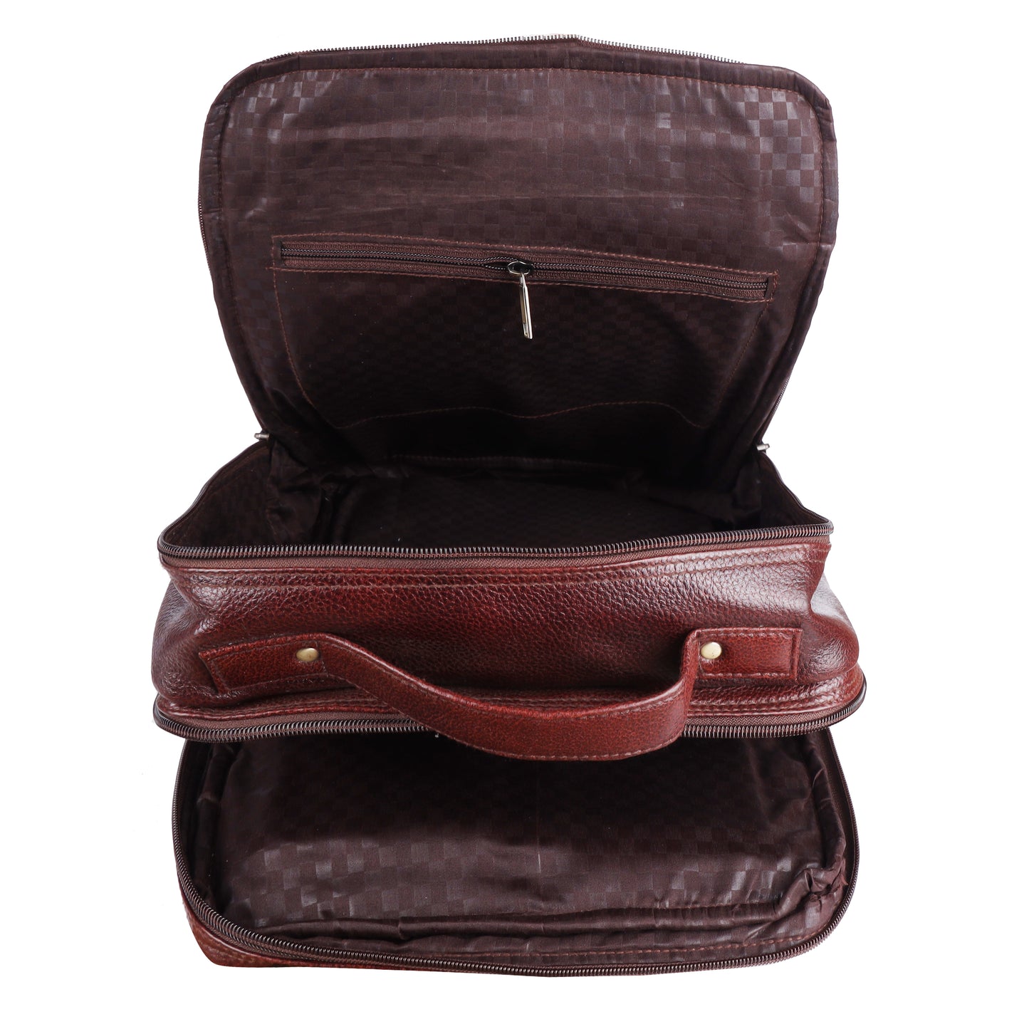 Green Hide Leather 3 in 1 Laptop Bag