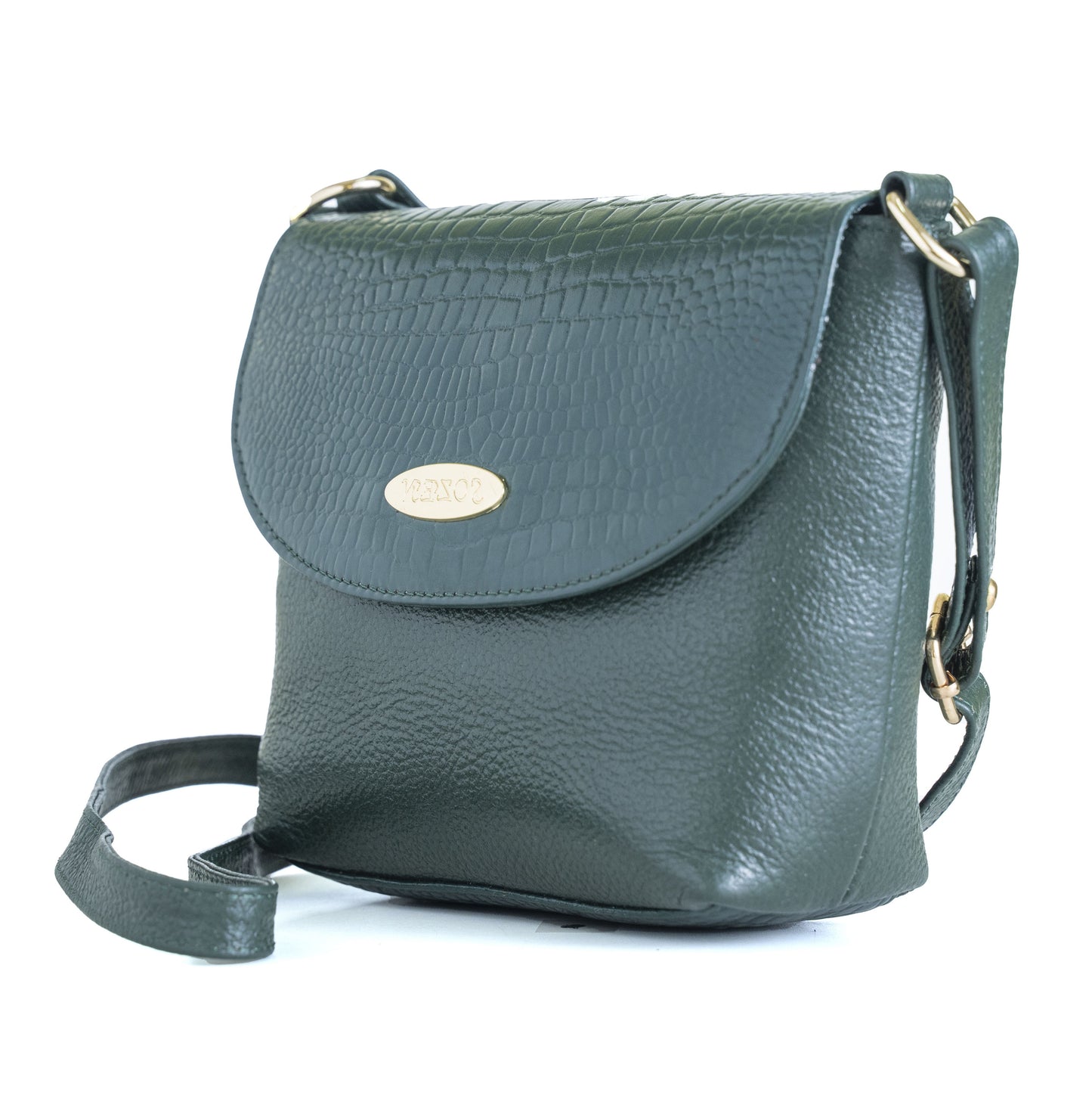 Green Hide Aarvika Leather Ladies Sling Bag