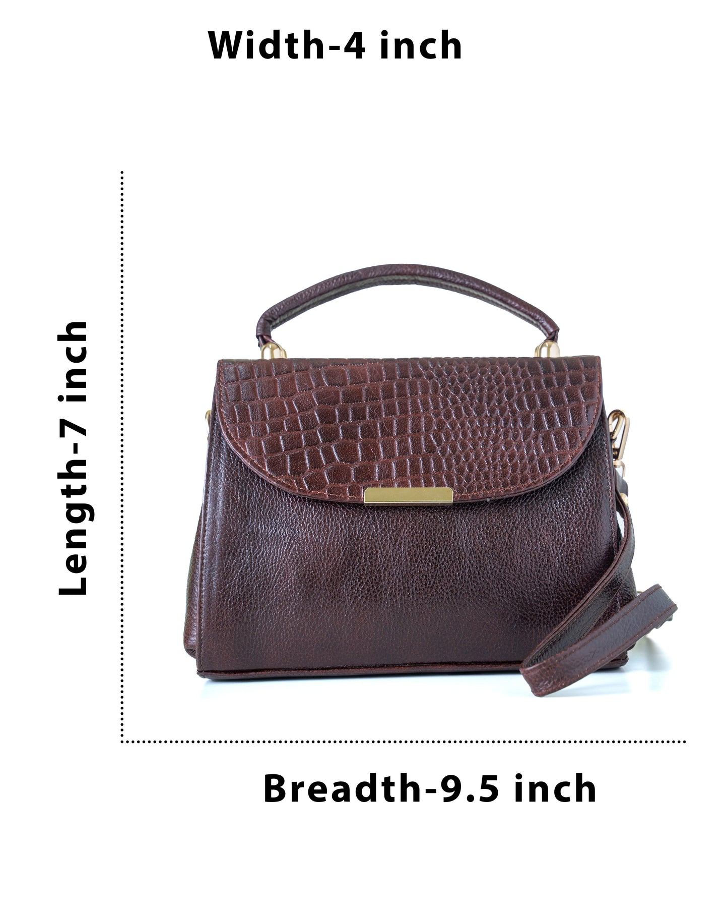 Green Hide Sayara Leather Ladies Bag