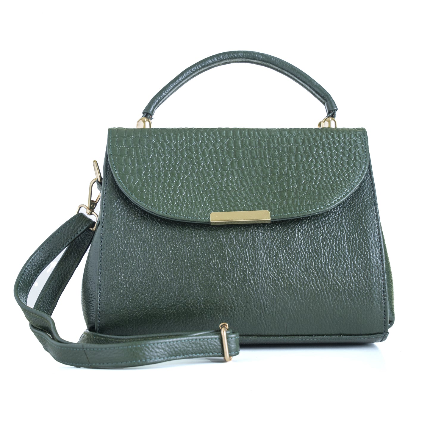 Green Hide Sayara Leather Ladies Bag