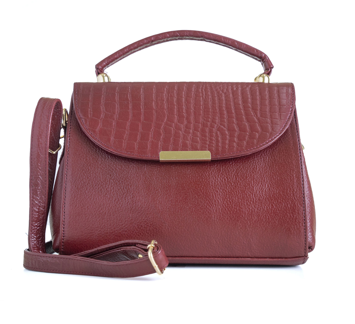 Green Hide Sayara Leather Ladies Bag