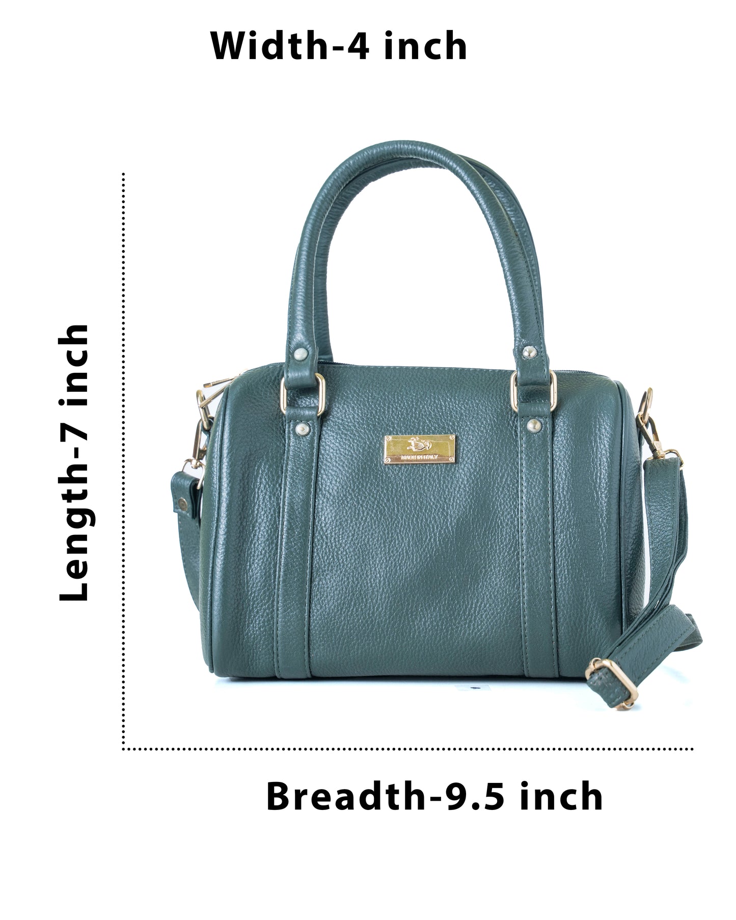 Green Hide Zivana Leather Ladies Bag