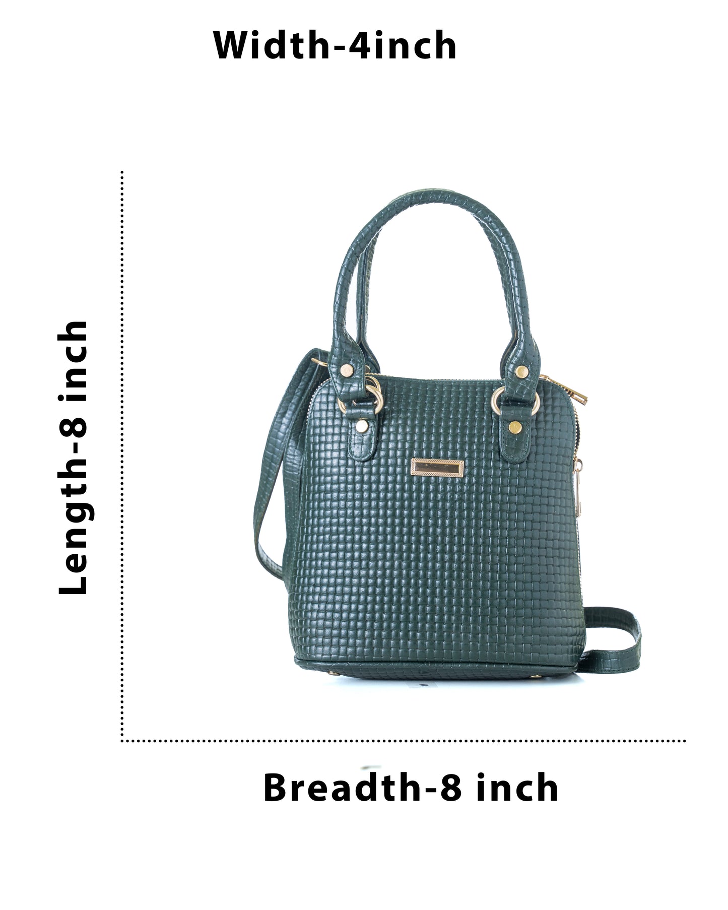 Green Hide Navisa Leather Ladies Bag
