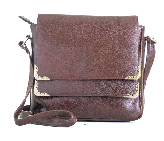 Green Hide Svara Leather Ladies Sling Bag