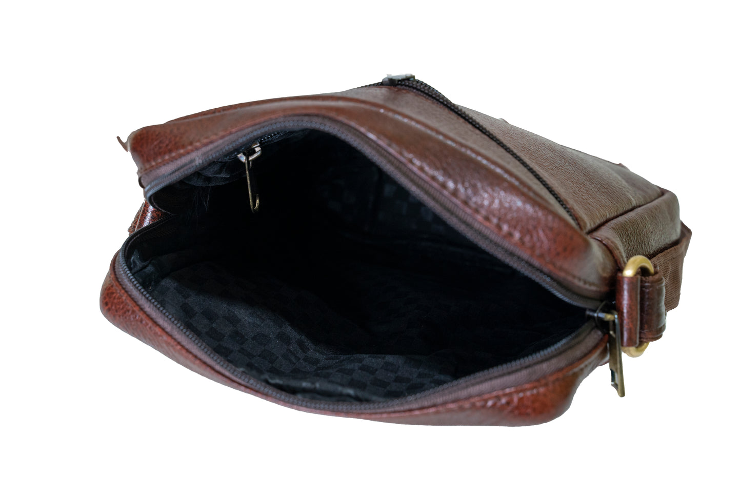 Green Hide Bravik Leather Sling Bag
