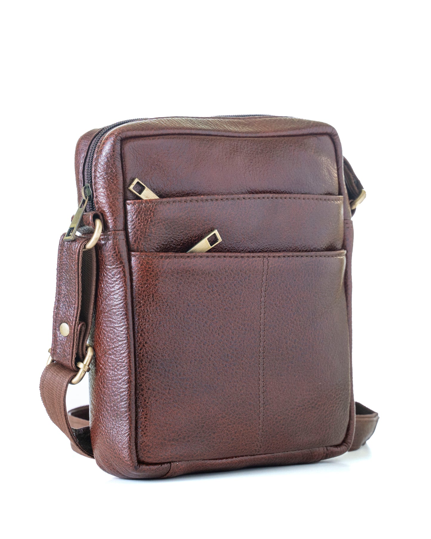 Green Hide Bravik Leather Sling Bag
