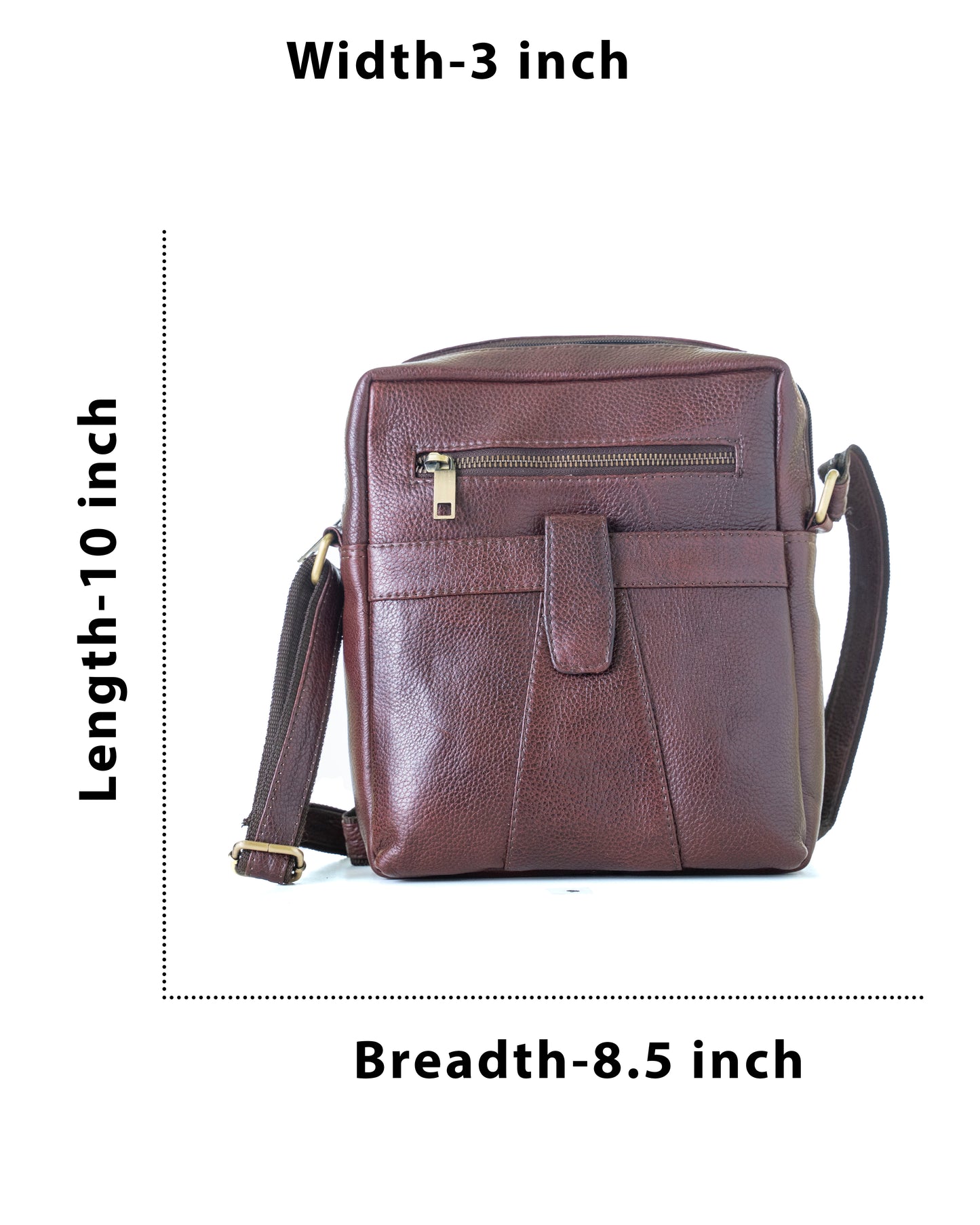 Green Hide Tauren Leather Sling Bag