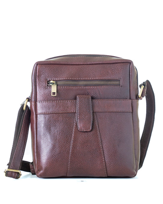 Green Hide Tauren Leather Sling Bag