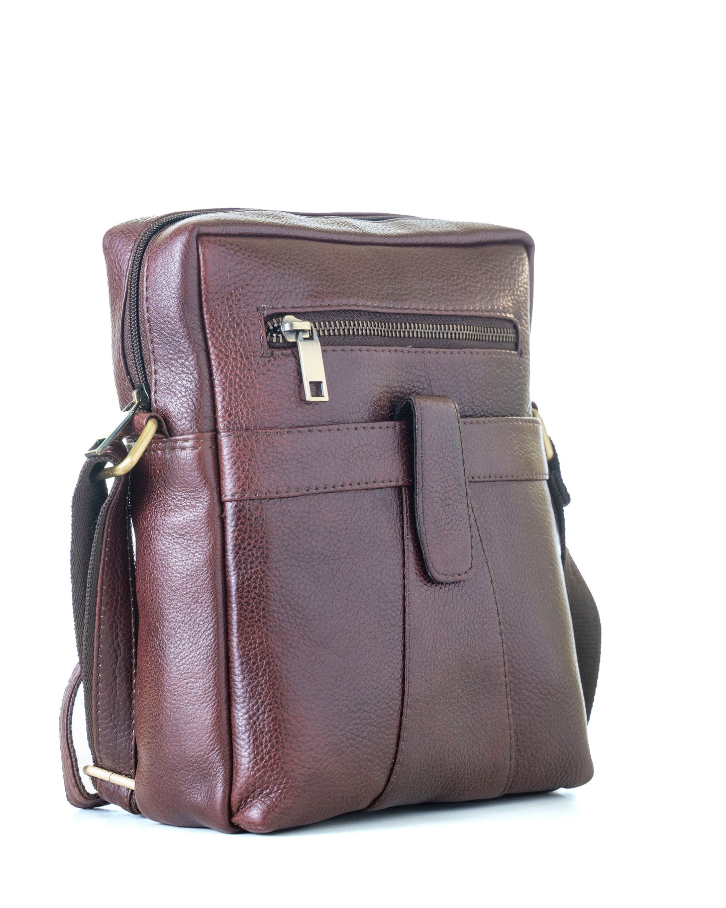 Green Hide Tauren Leather Sling Bag