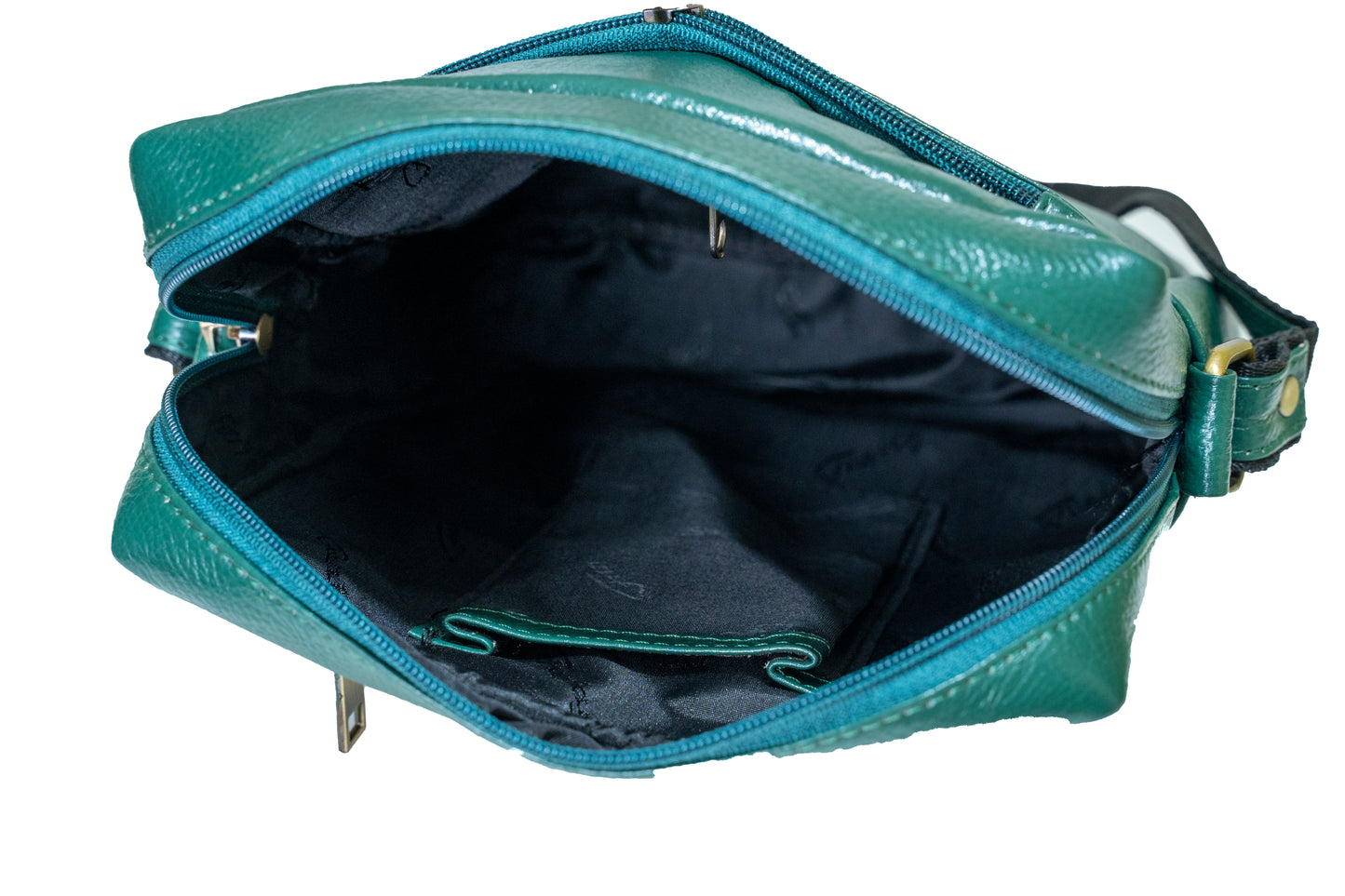 Green Hide Tauren Leather Sling Bag