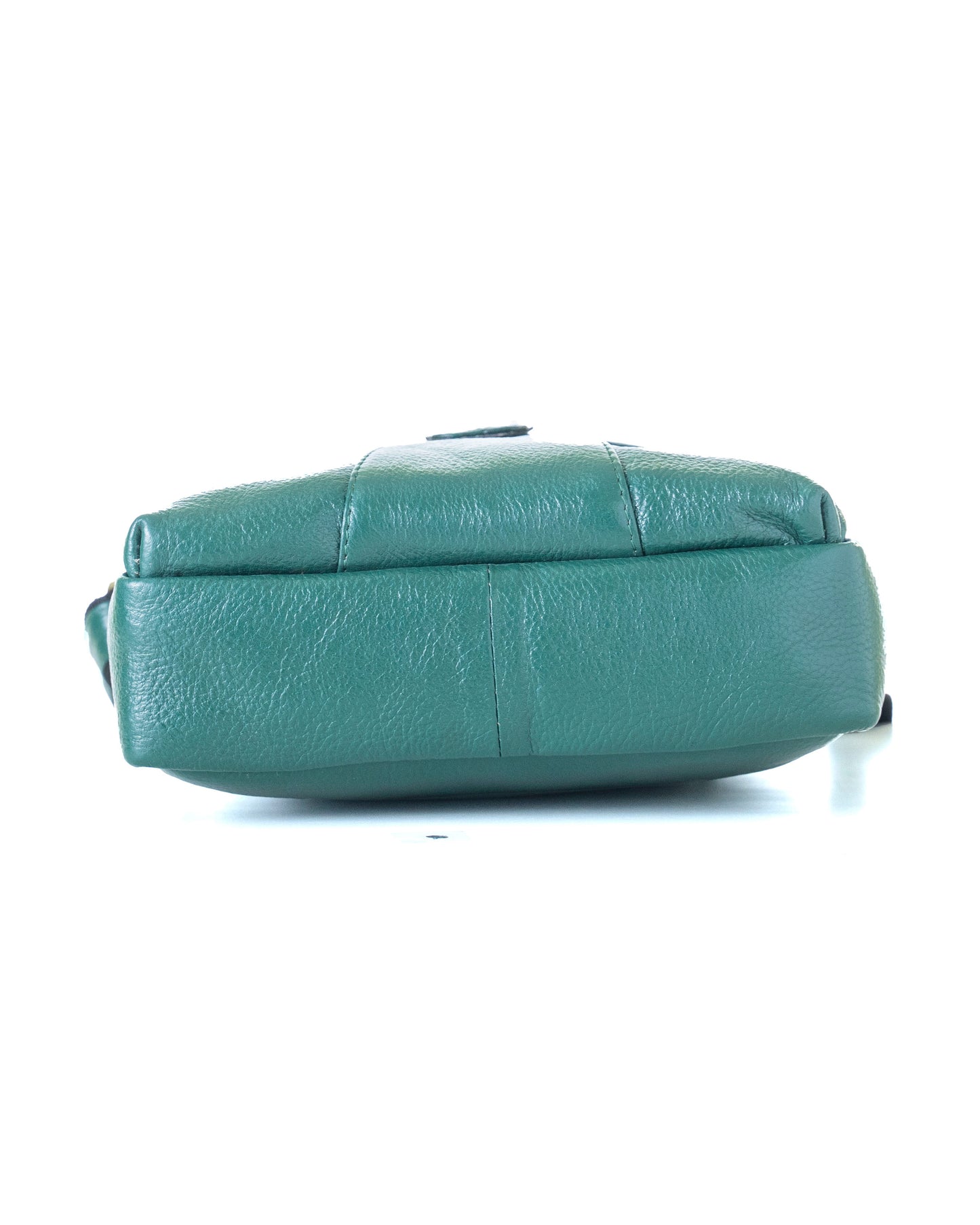 Green Hide Tauren Leather Sling Bag