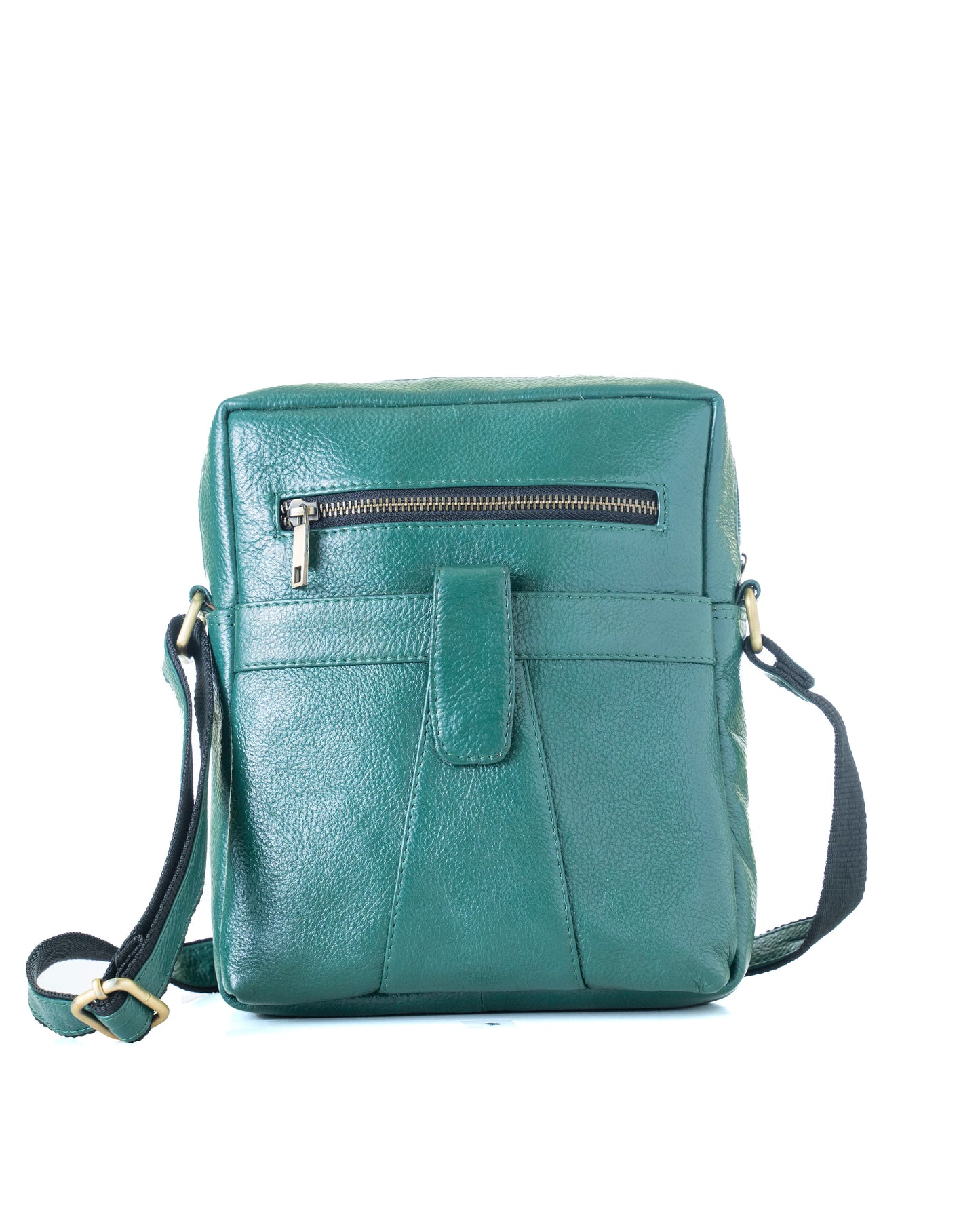 Green Hide Tauren Leather Sling Bag