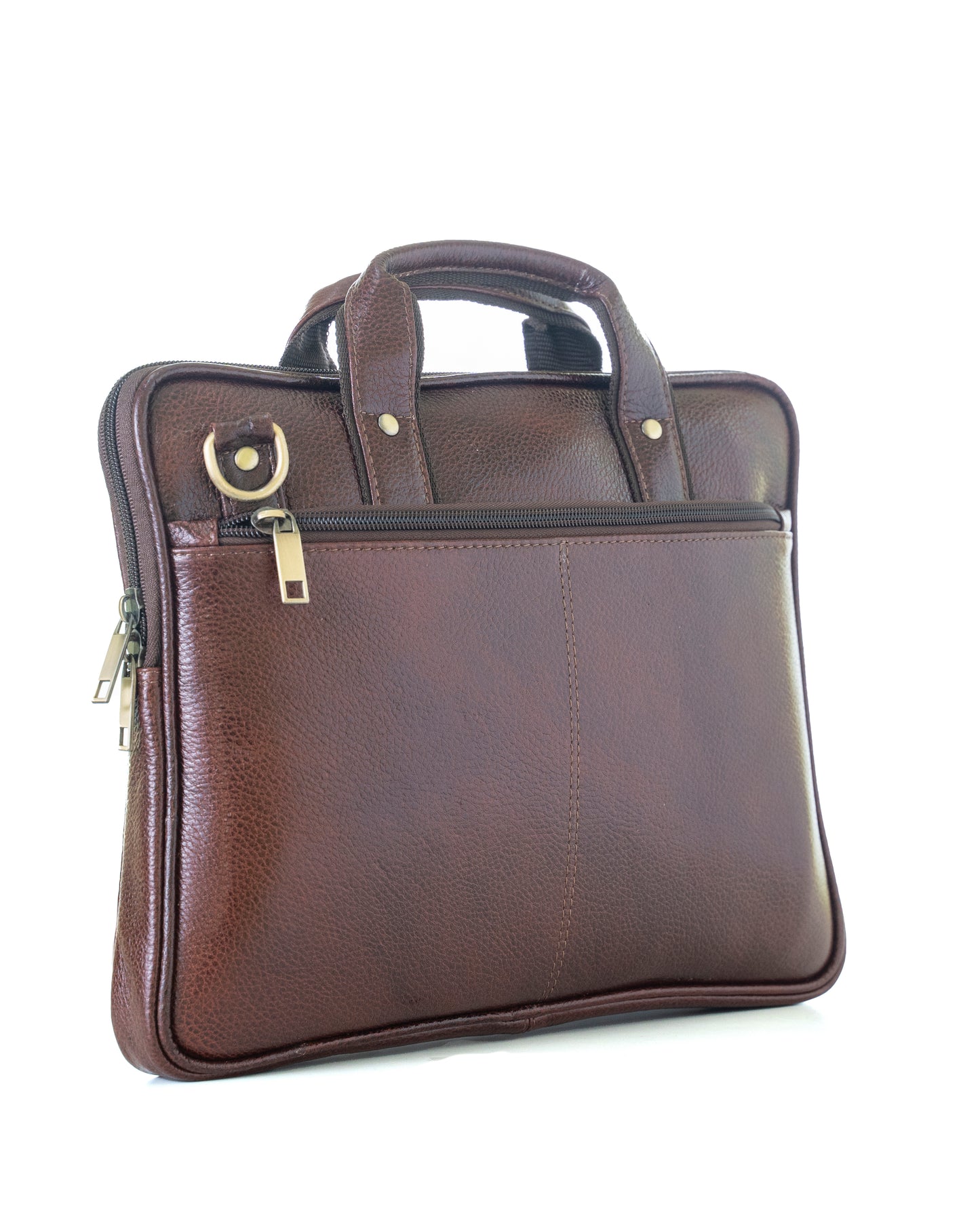 Green Hide Axiom Leather Laptop Bag
