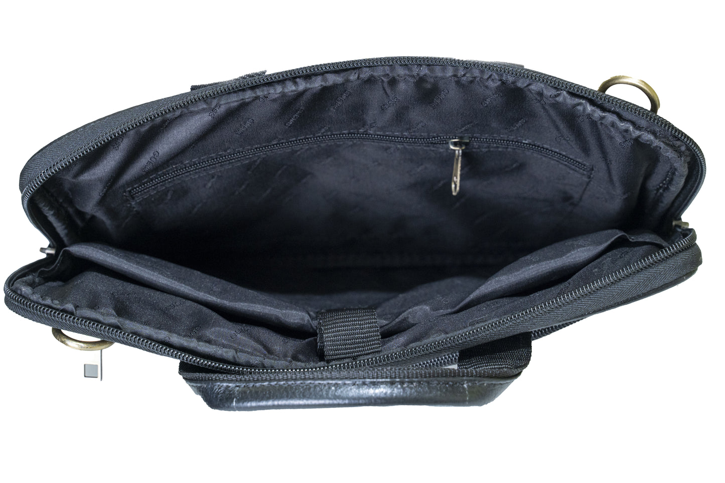Green Hide Axiom Leather Laptop Bag