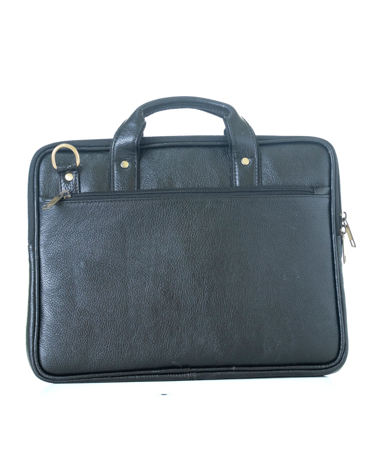 Green Hide Axiom Leather Laptop Bag