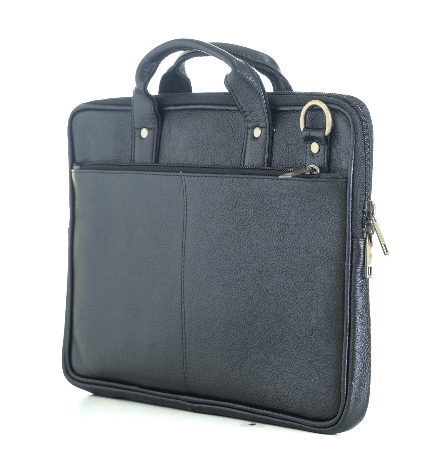 Green Hide Axiom Leather Laptop Bag