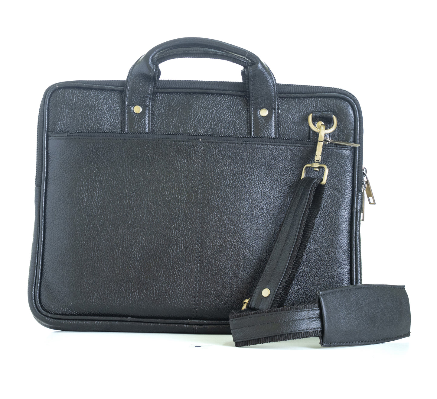 Green Hide Axiom Leather Laptop Bag