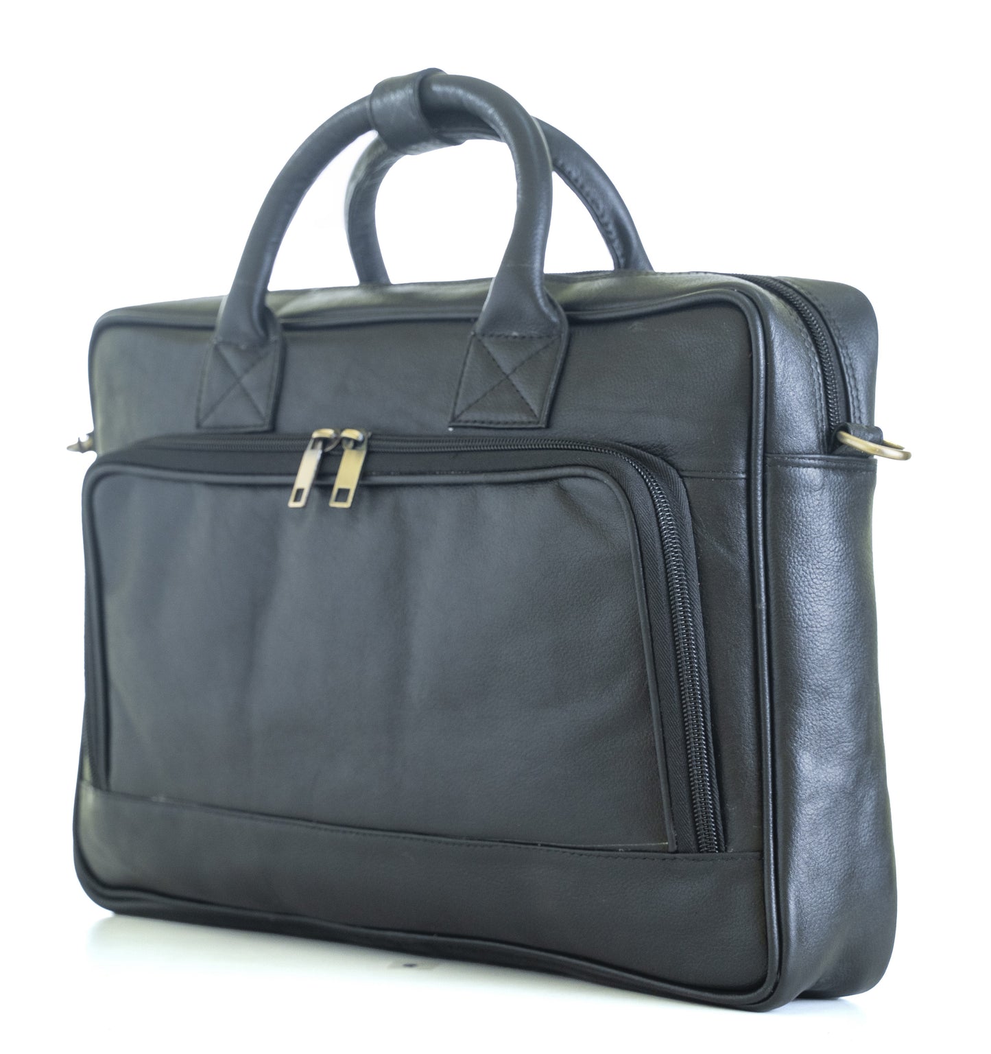 Green Hide Verve Leather Laptop Bag