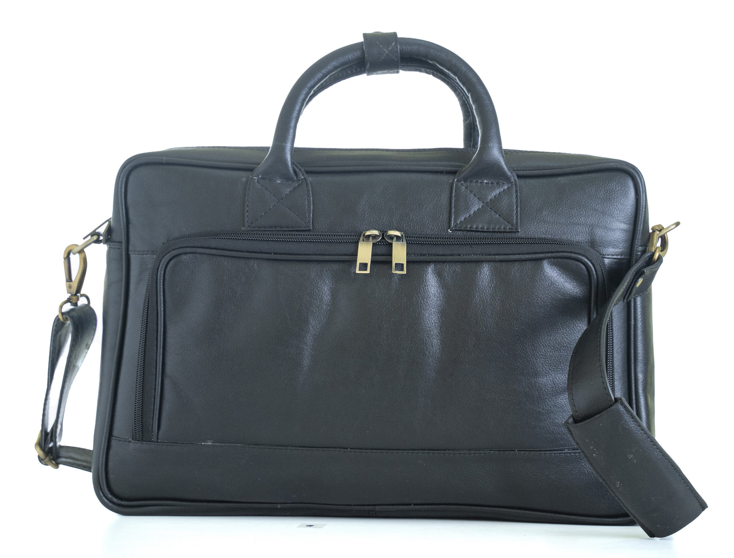 Green Hide Verve Leather Laptop Bag