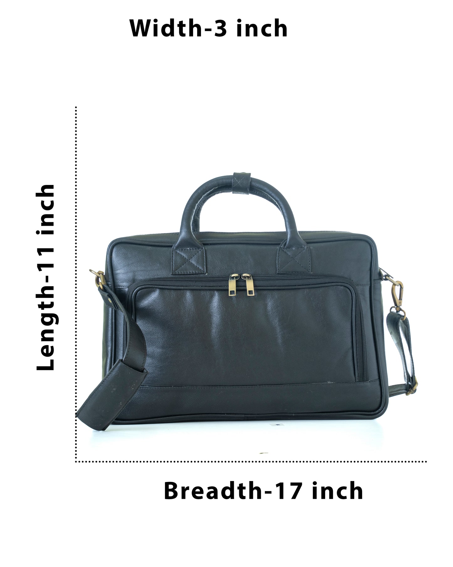Green Hide Verve Leather Laptop Bag
