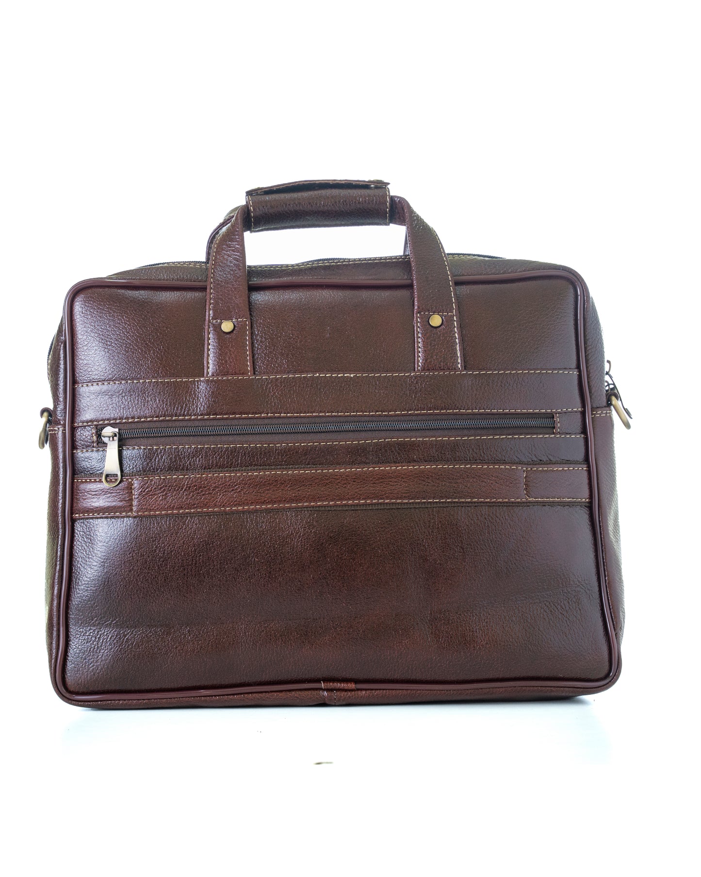 Green Hide Ardor Leather Laptop Bag