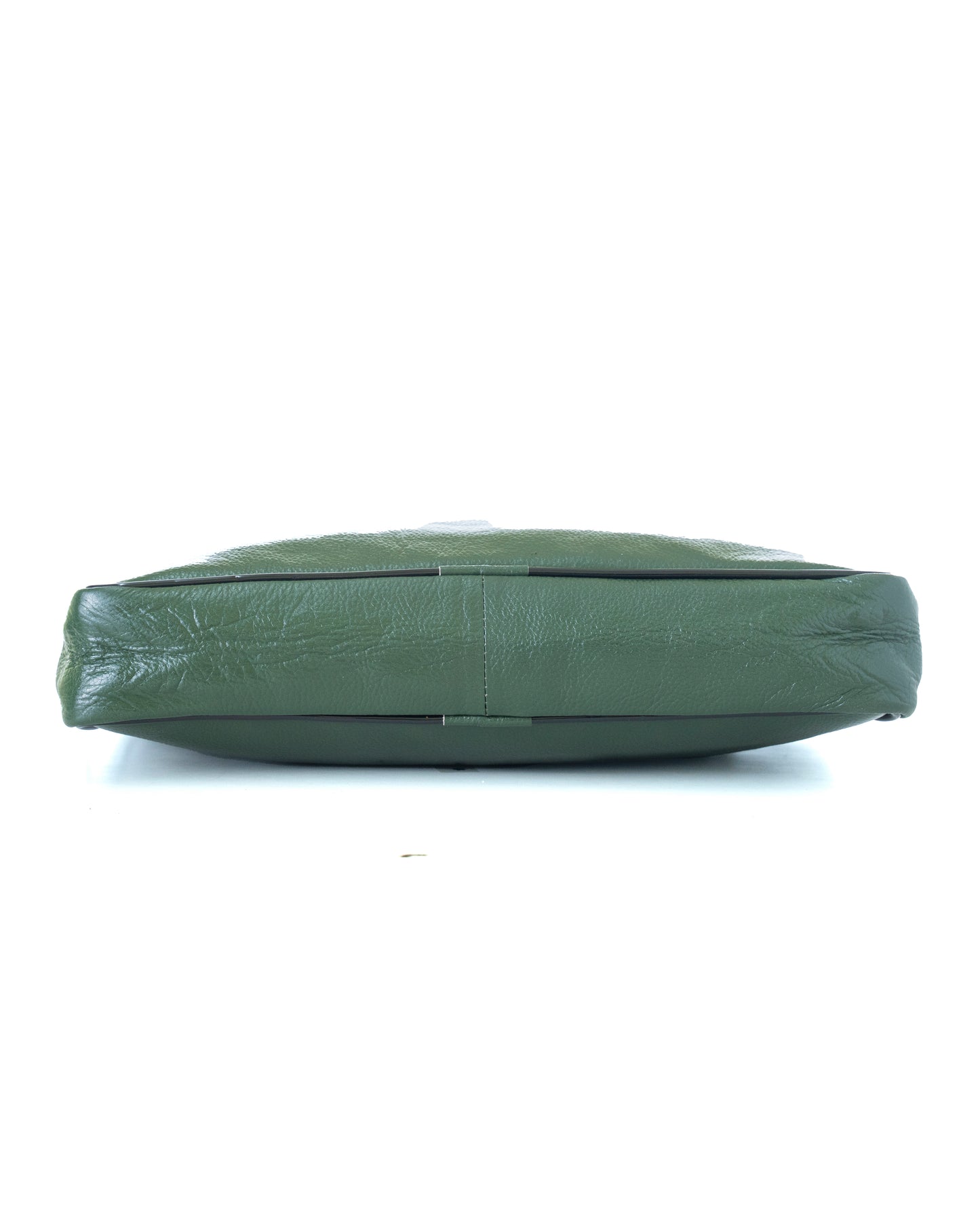 Green Hide Obsidian Leather Laptop Bag