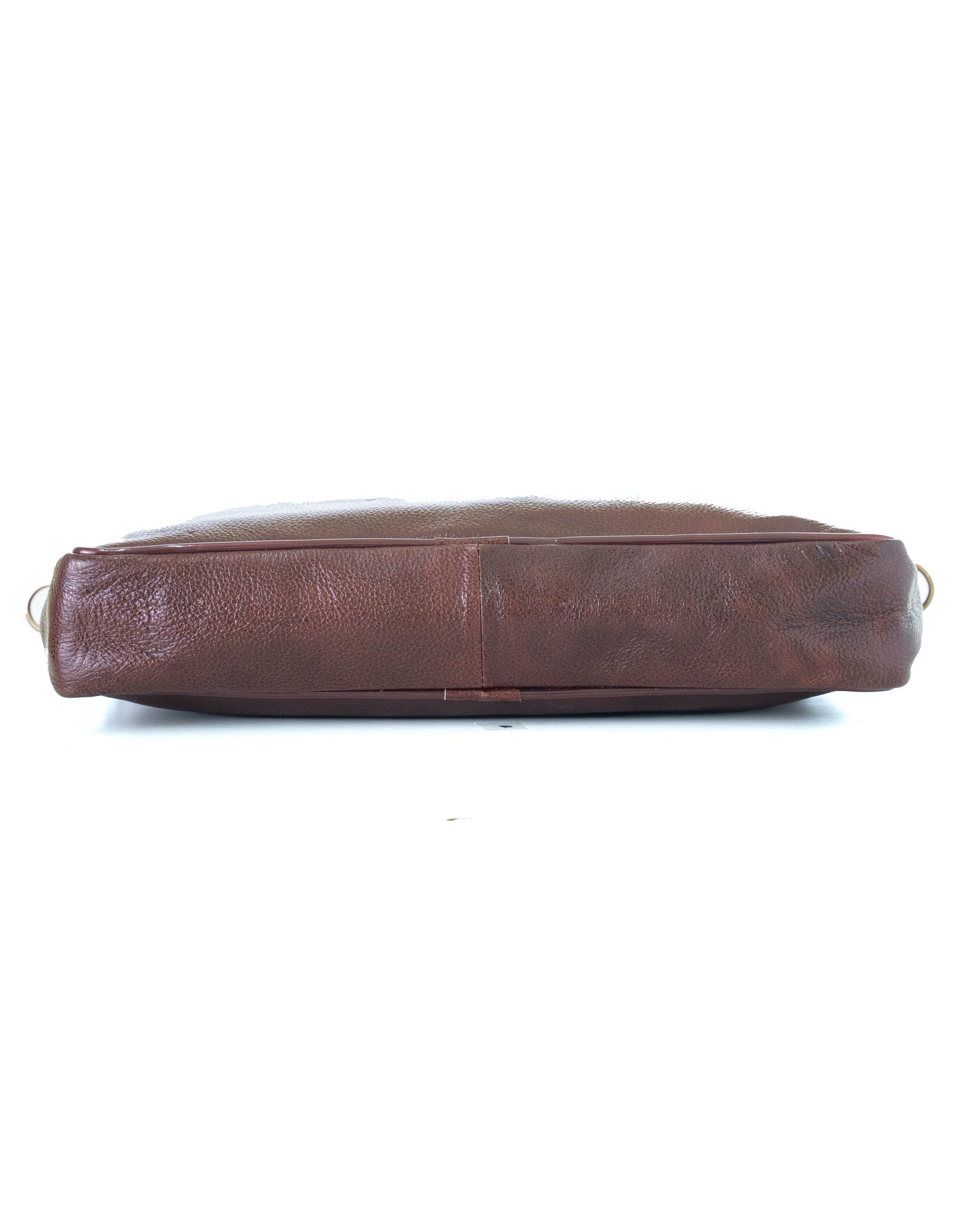 Green Hide Obsidian Leather Laptop Bag