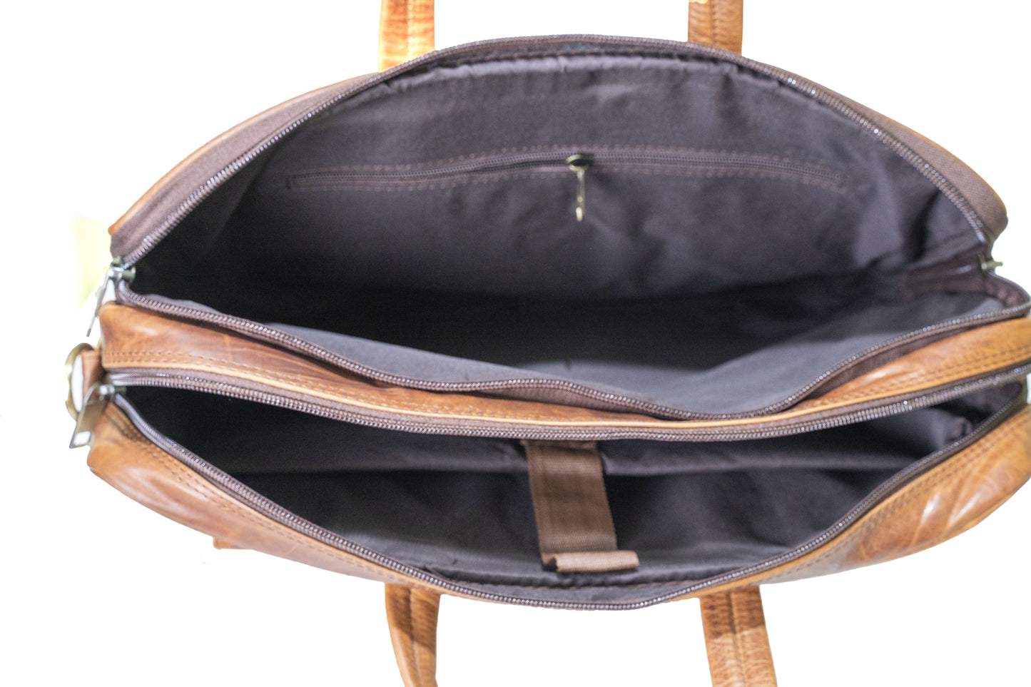 Green Hide Niveus Leather Laptop Bag