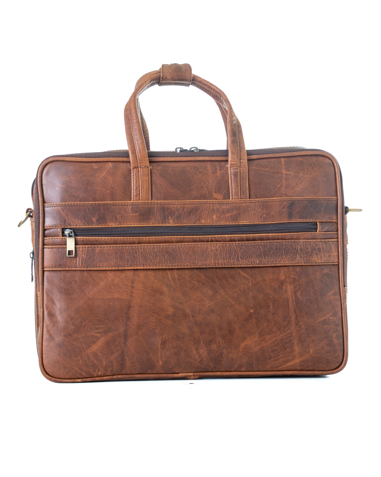 Green Hide Niveus Leather Laptop Bag
