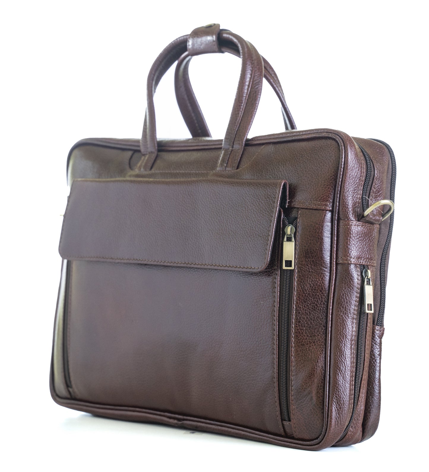 Green Hide Niveus Leather Laptop Bag