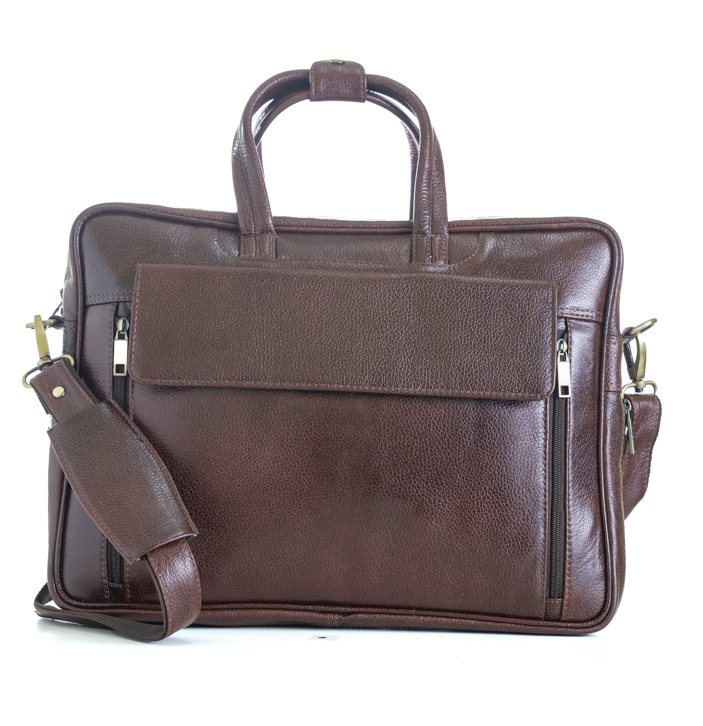 Green Hide Niveus Leather Laptop Bag