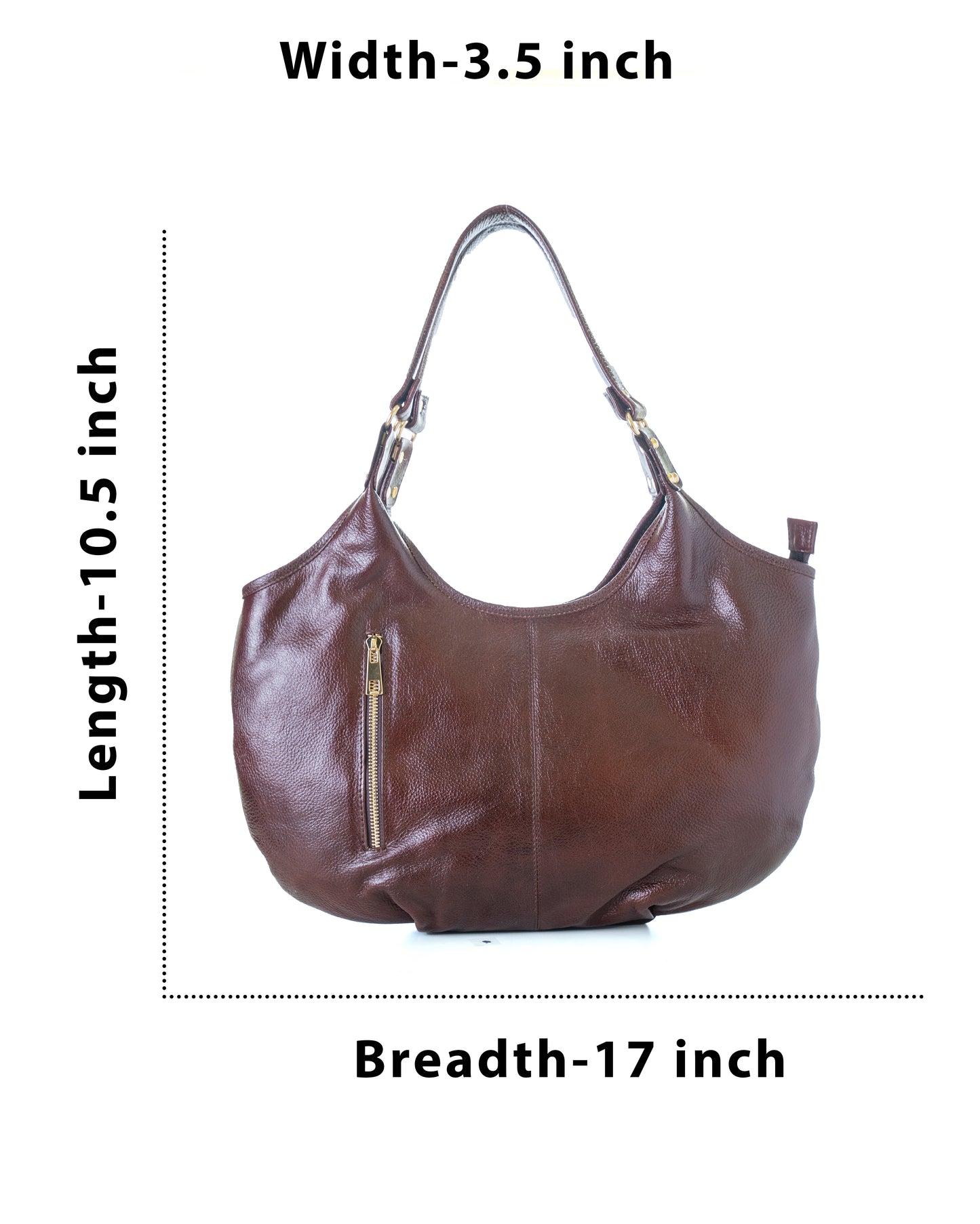 Green Hide Keyari Leather Ladies Bag