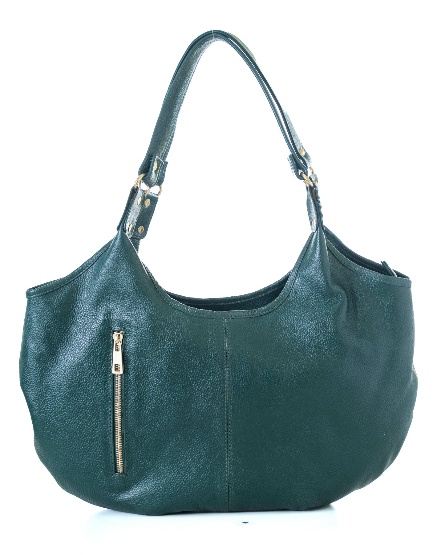 Green Hide Keyari Leather Ladies Bag