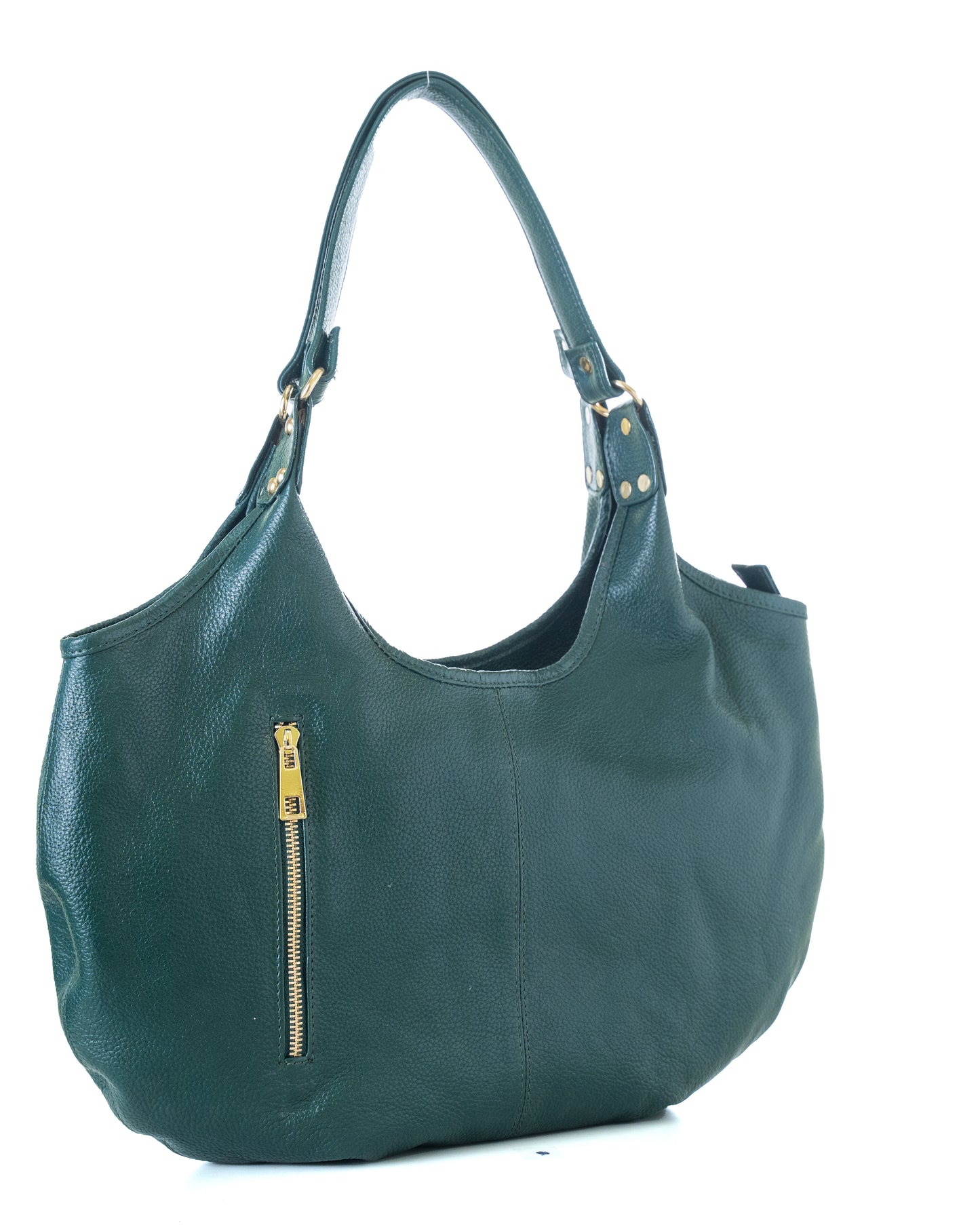 Green Hide Keyari Leather Ladies Bag