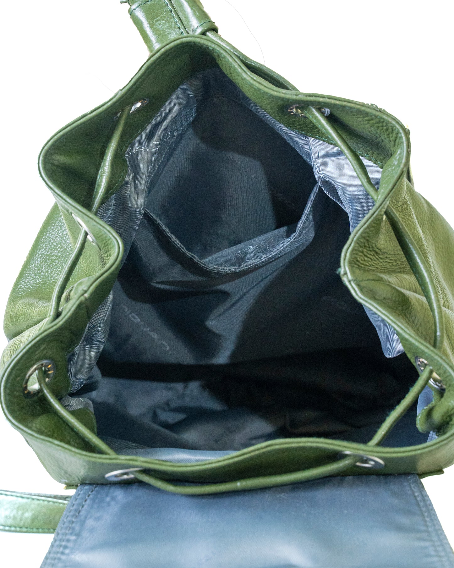Green Hide Aureo Leather Ladies Backpack
